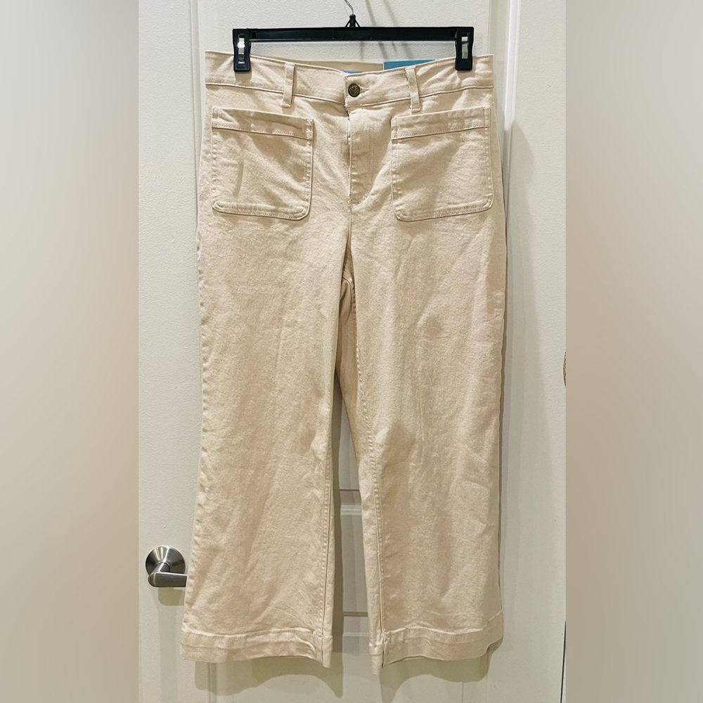 NEW…Draper James Elle Wide Leg Crop Jeans